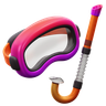scuba-mask emoji 3d