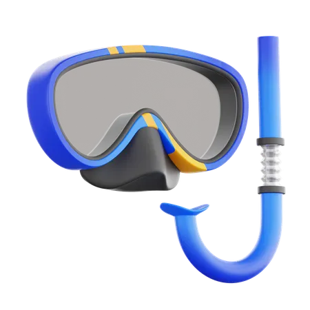 Scuba Mask Diving  3D Icon