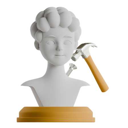 Sculpture  3D Icon