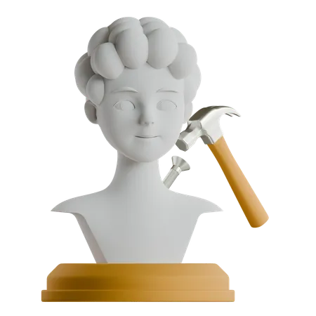 Sculpture  3D Icon