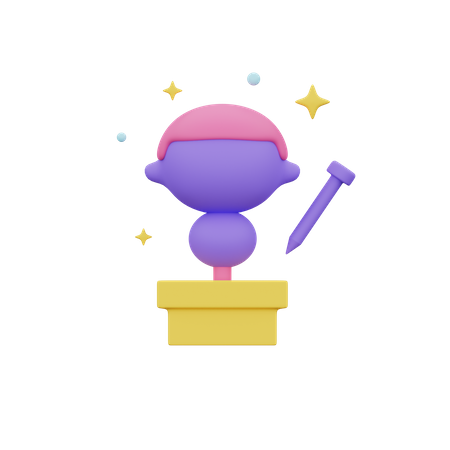 Sculpture  3D Icon