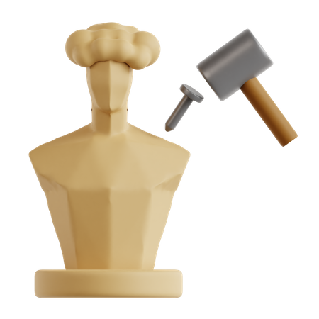 Sculpture  3D Icon