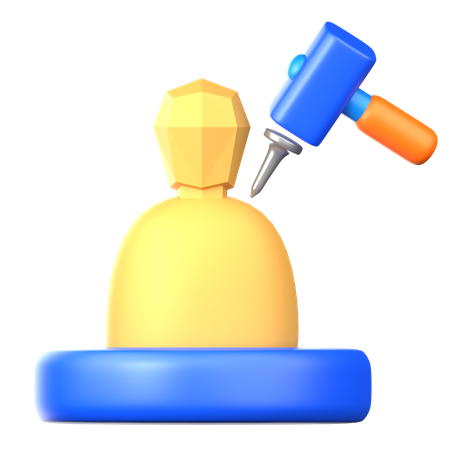 Sculpture  3D Icon