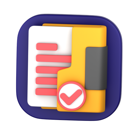 Scured Folder  3D Icon