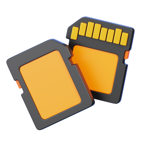 SDカード  3D Icon