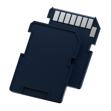 SD Card  3D Icon