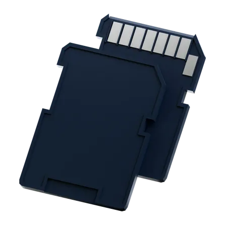 SD Card  3D Icon