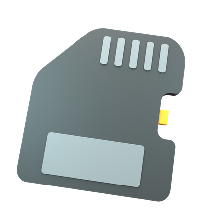 Sd Card  3D Icon