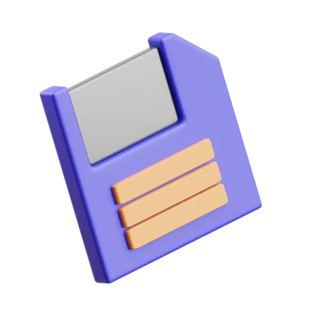 SD Card  3D Icon