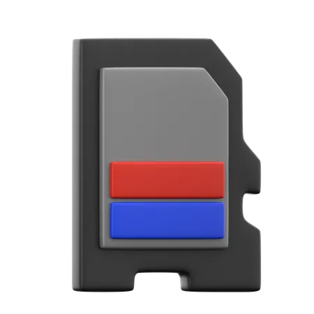 Sd Card  3D Icon