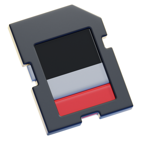 SD CARD  3D Icon