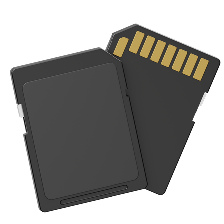 SD Card  3D Icon