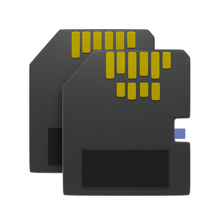 Sd Card  3D Icon