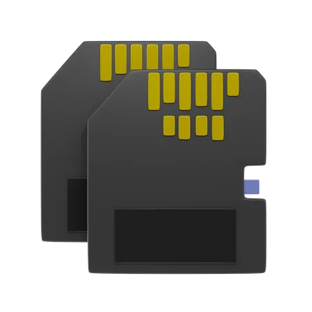 Sd Card  3D Icon