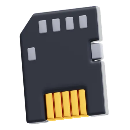 Sd Card  3D Icon