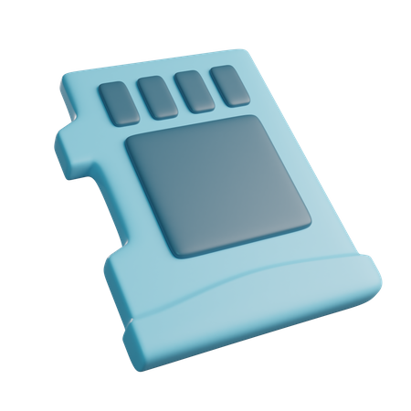 Sd Card  3D Icon