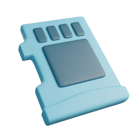 Sd Card  3D Icon