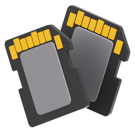 Sd Card  3D Icon