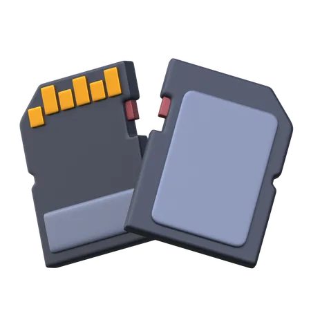 SD Card  3D Icon