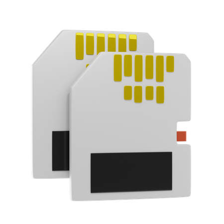 Sd Card  3D Icon