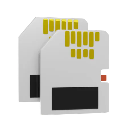 Sd Card  3D Icon