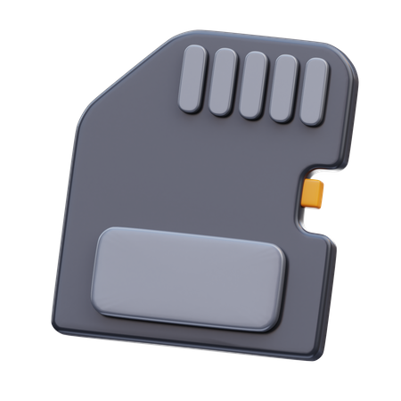 Sd Card  3D Icon