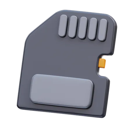 Sd Card  3D Icon