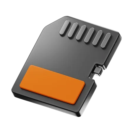 Sd Card  3D Icon