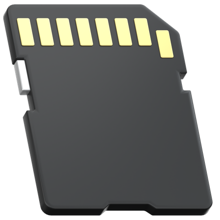 Sd card  3D Icon