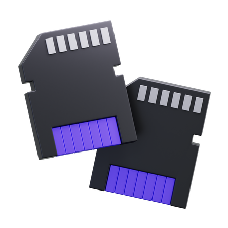 Sd Card  3D Icon
