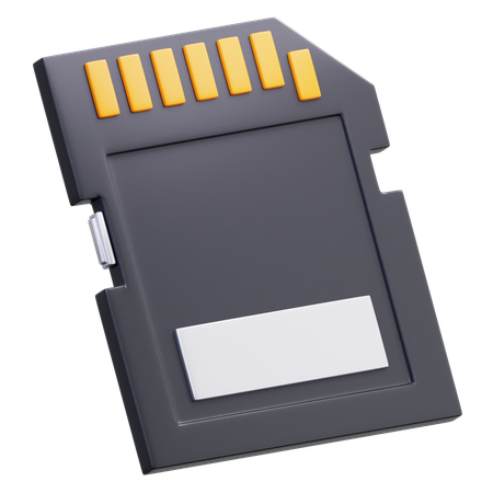 Sd Card  3D Icon