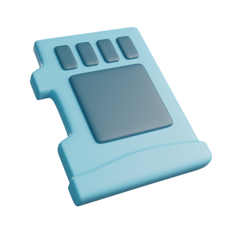 Sd Card  3D Icon