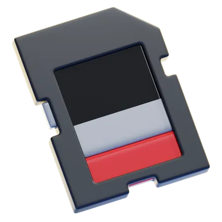SD CARD  3D Icon