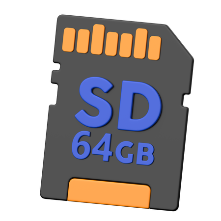 SD-Karte  3D Icon