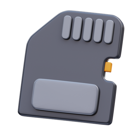 SD-Karte  3D Icon