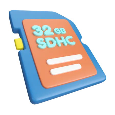 SDHC  3D Icon