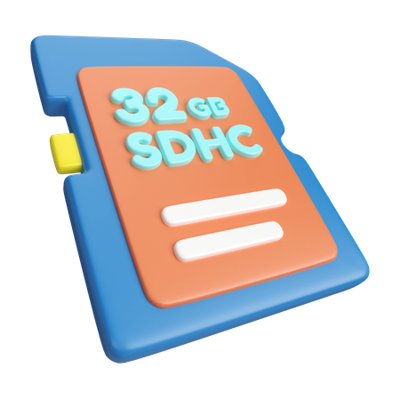 SDHC  3D Icon