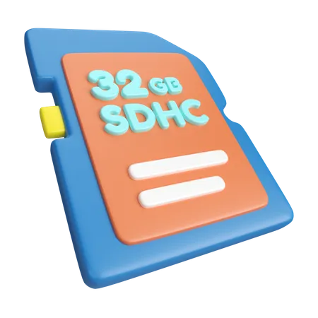SDHC 3D Icon