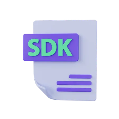 Sdk File  3D Icon
