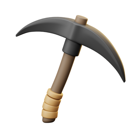 採掘用シャベル ツルハシ SE  3D Icon