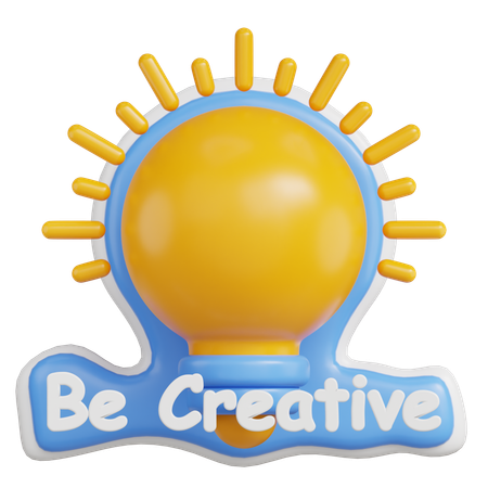 Ser creativo  3D Icon