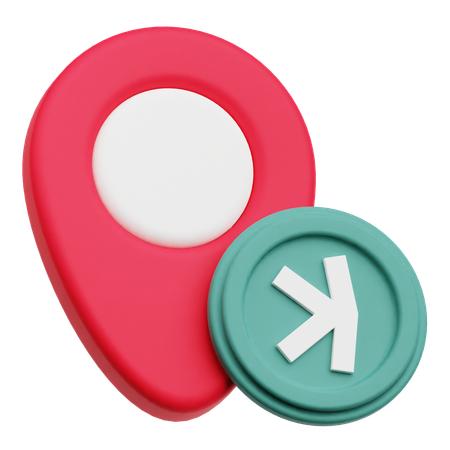 Sendo localização  3D Icon