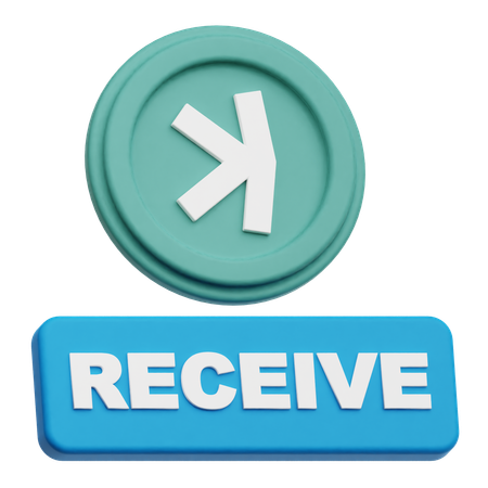 Sendo recebido  3D Icon