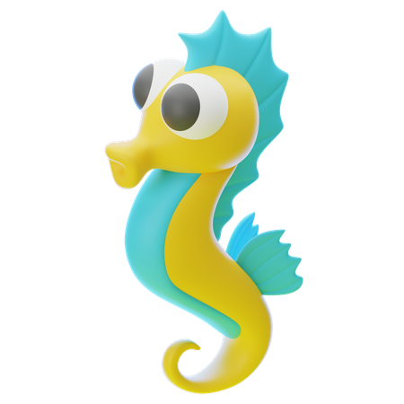 タツノオトシゴ  3D Icon