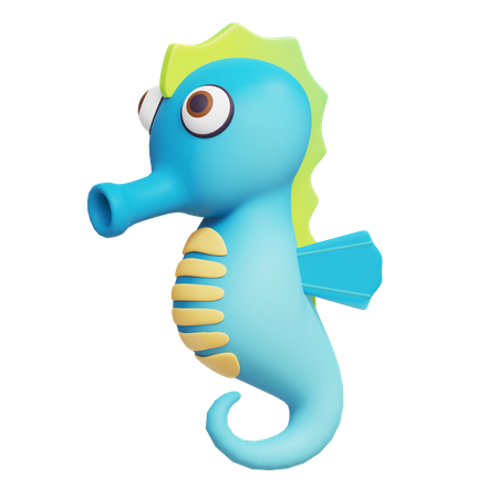 Sea Horse  3D Icon