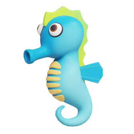 Sea Horse  3D Icon