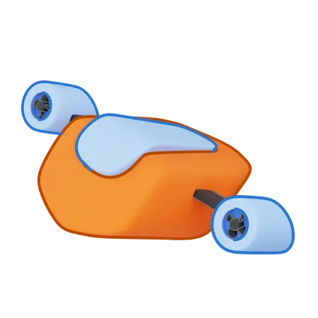 Sea scooter  3D Icon