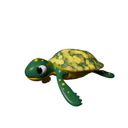 Sea Turtle  3D Icon