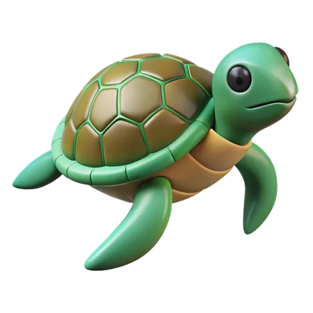 Sea Turtle  3D Icon