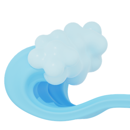 Sea Wave  3D Icon